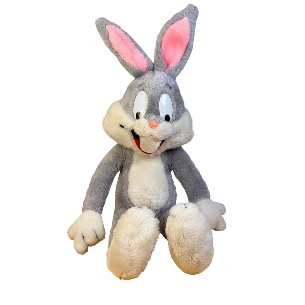 VTG 1971 Bugs Bunny Mighty Star ‎ Warner Bros Looney Tunes Plush Stuffed Toy 18"